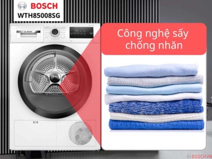 Công nghệ sấy tự động giúp bảo vệ quần áo tốt nhất