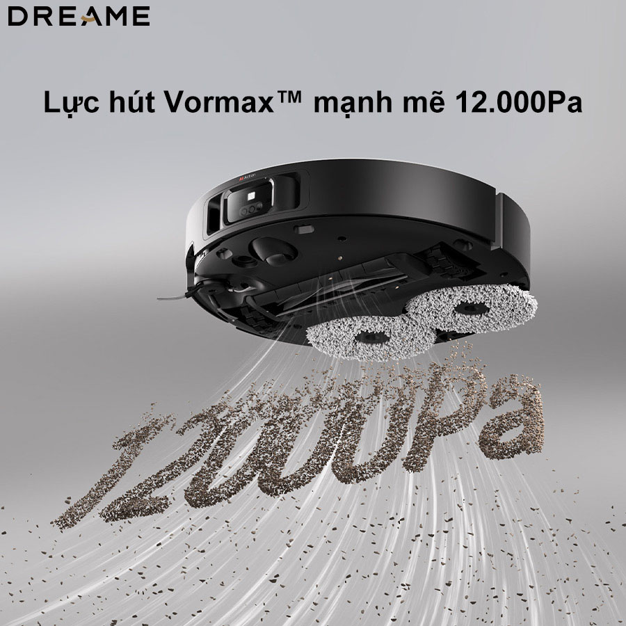 Lực hút Vormax™ 12.000Pa làm sạch hiệu quả mọi bụi bẩn