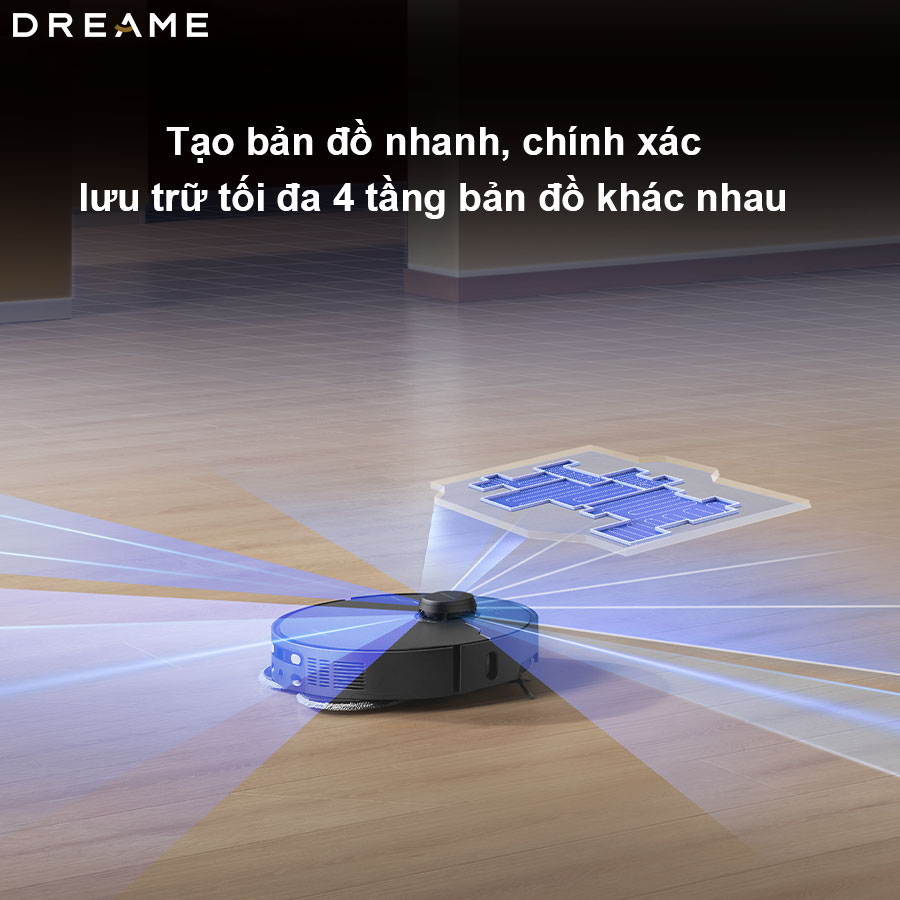 Tạo bản đồ nhanh, lưu trữ tối đa 4 tầng bản đồ