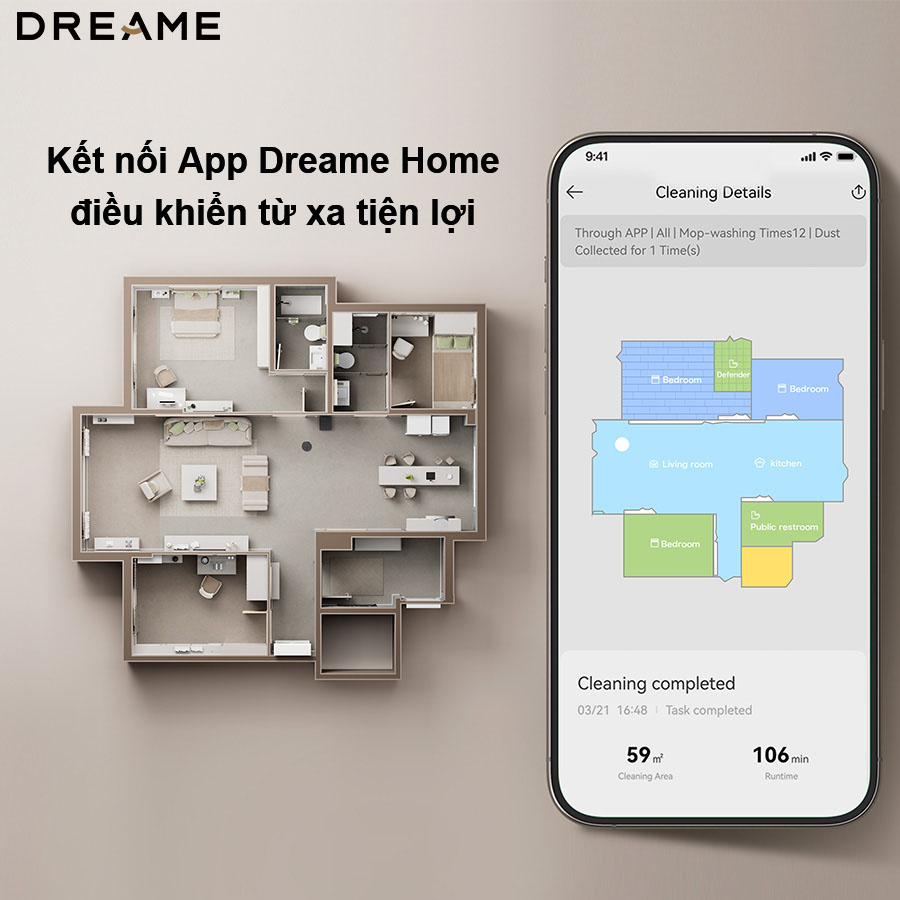 Kết nối ứng dụng Dreamehome