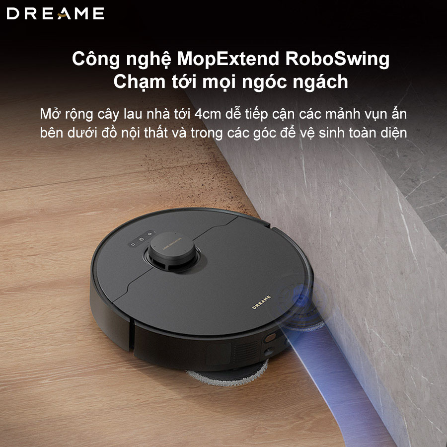 Công nghệ MopExtend RoboSwing - Làm sạch sâu đến từng ngóc ngách