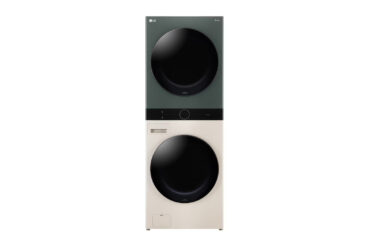 Tháp giặt sấy LG WashTower™ Giặt 25kg/Sấy 17kg xanh/be - WT2517NHEG
