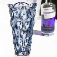 BÌNH HOA PHA LÊ MẦU XANH BOHEMIA