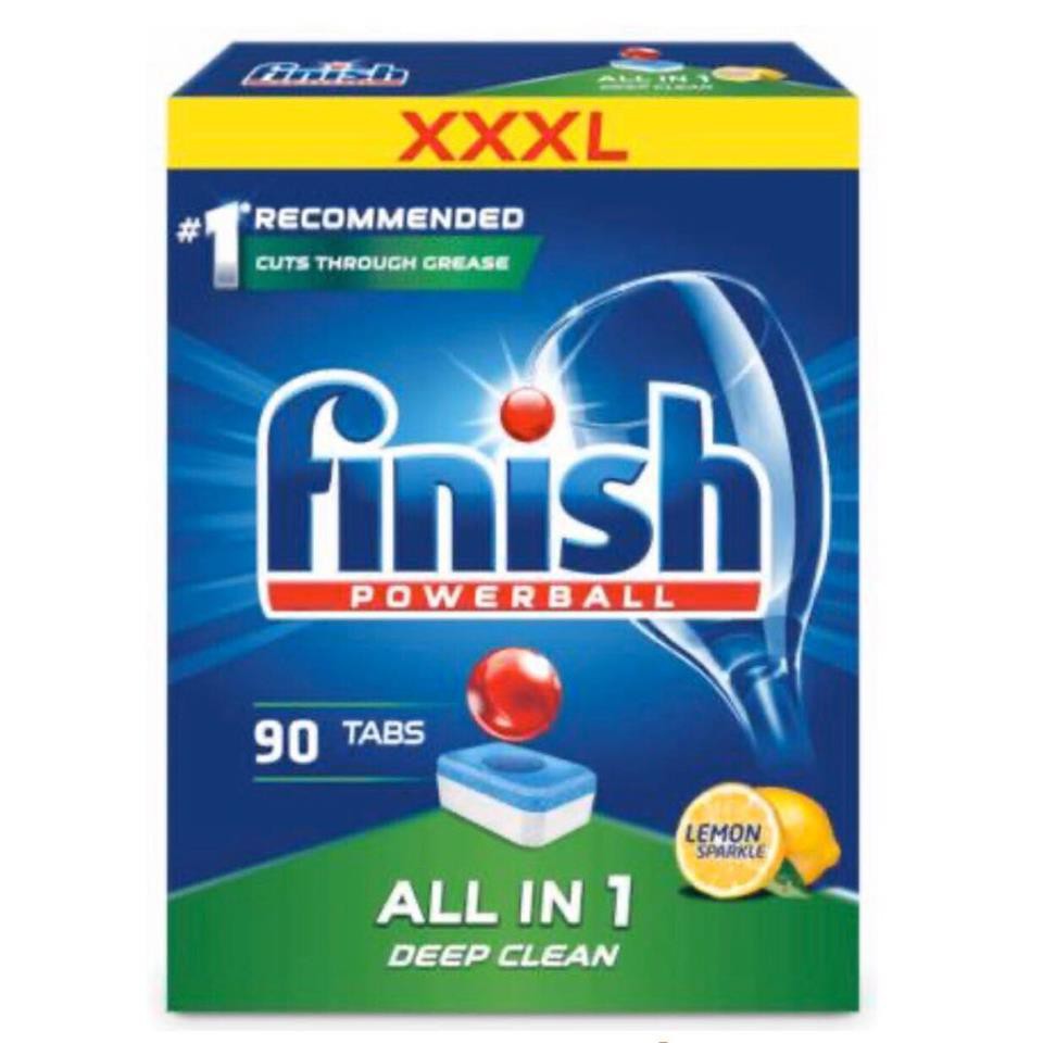 VIÊN RỬA BÁT FINISH ALL IN ONE 90V/HỘP