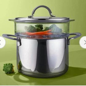 XỬNG HẤP THUỶ TINH BOROSILIKAT CAO CẤP 20 CM PYREX