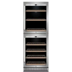 Tủ Bảo Quản Rượu Vang CASO WineChef Pro 126 Chai, 2 Cửa