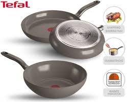 CHẢO XÀO TEFAL CERAMIC CONTROL LÒNG GỐM 28 CM – MADE IN FRANCE