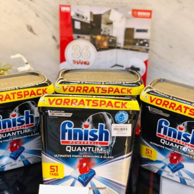 Viên rửa bát Finish Quantum Powerball (Hộp 51 viên)