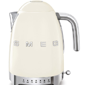 Ấm siêu tốc Smeg kem chỉnh nhiệt