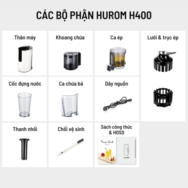Máy ép chậm Hurom H400