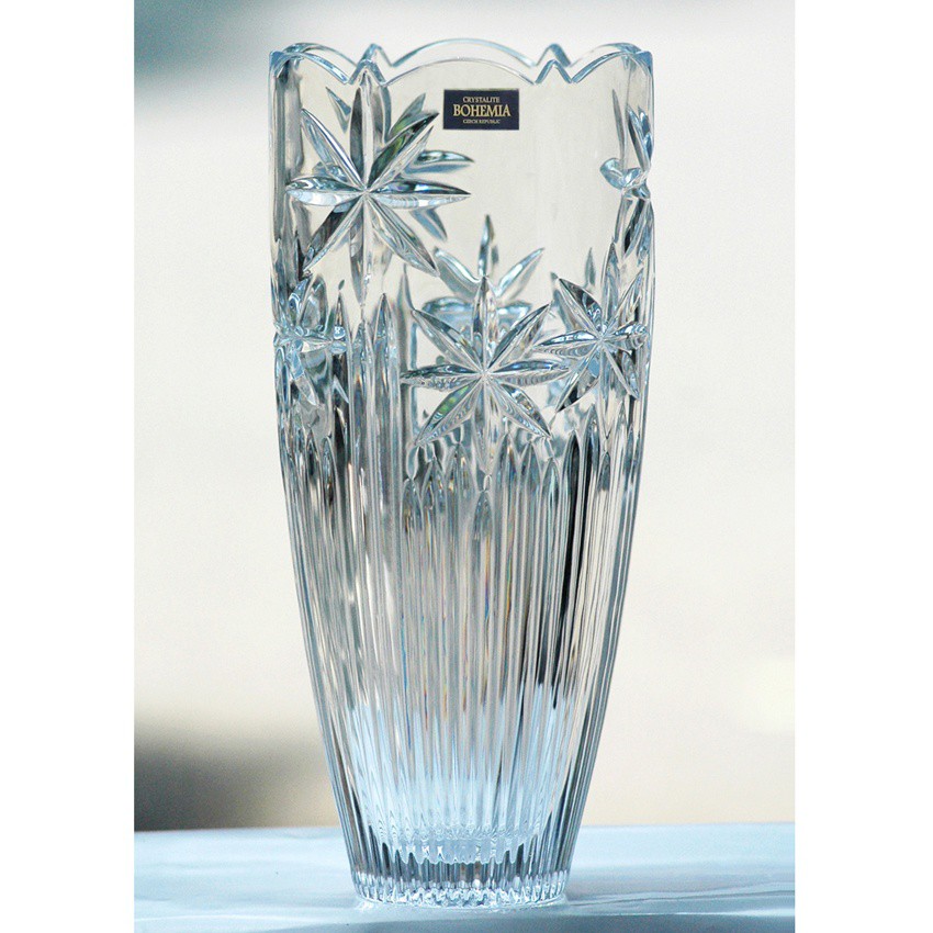 LỌ HOA PHA LÊ TIỆP (BOHEMIA) 30cm 25 LỌ HOA PHA LÊ TIỆP (BOHEMIA) 30cm