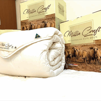 Chăn lông cừu Úc Millie Crart