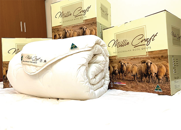 Chăn lông cừu Úc Millie Crart