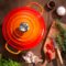 Nồi Gang LeCreuset Evo Màu Cam Flame 18cm