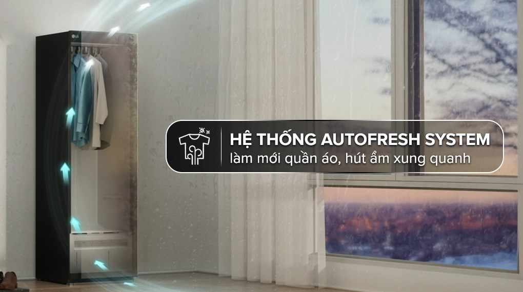 Tủ chăm sóc quần áo thông minh LG Styler Inverter 5 móc tích hợp bàn ủi SC5GMR80H 44 395743e5e6da1308ee9353c78148fab2