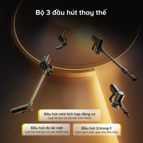 Roborock F25 ACE Combo – Máy hút bụi lau nhà cầm tay Bản Quốc Tế