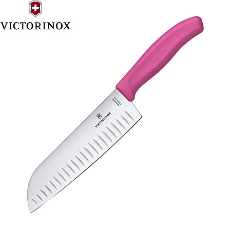 Dao Bếp VICTORINOX Santoku Cạnh Sáo Cán Nhựa Nhiều Màu 17cm 25 Dao Bếp VICTORINOX Santoku Cạnh Sáo Cán Nhựa Nhiều Màu 17cm