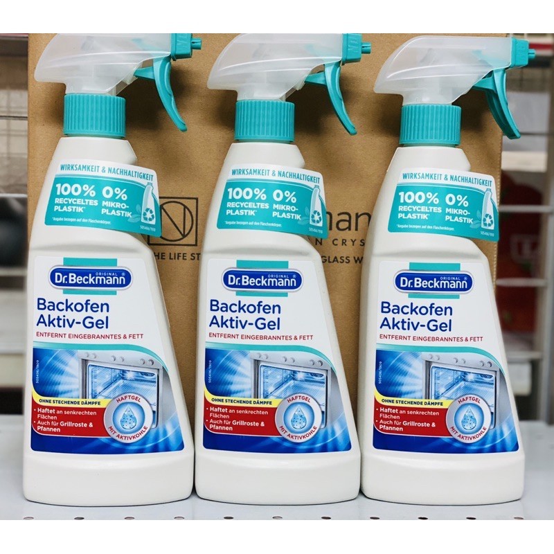 Dung dịch tẩy rửa vệ sinh lò nướng - Dr Beckmann. 25 Dung dịch tẩy rửa vệ sinh lò nướng – Dr Beckmann.