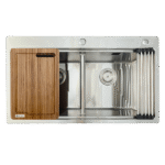 Chậu rửa bát 2 hố Konox KN8850TD