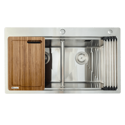 Chậu rửa bát 2 hố Konox KN8850TD