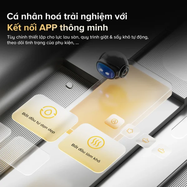 Roborock F25 ACE Combo – Máy hút bụi lau nhà cầm tay Bản Quốc Tế
