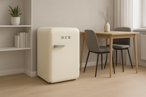 Tủ lạnh HCK 107L BC-130RDA có ngăn đông (ngăn lạnh 92L, ngăn đông 15L) [BẢN CHÂU ÂU]