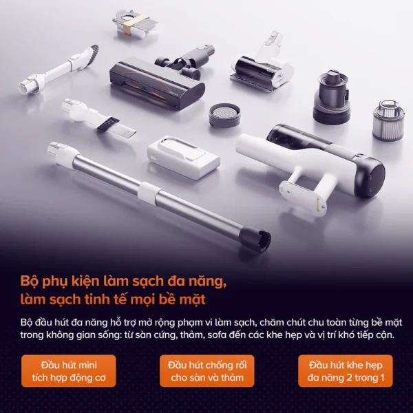 Máy hút bụi lau sàn Roborock H60 Hub Pro – Hàng Chính Hãng