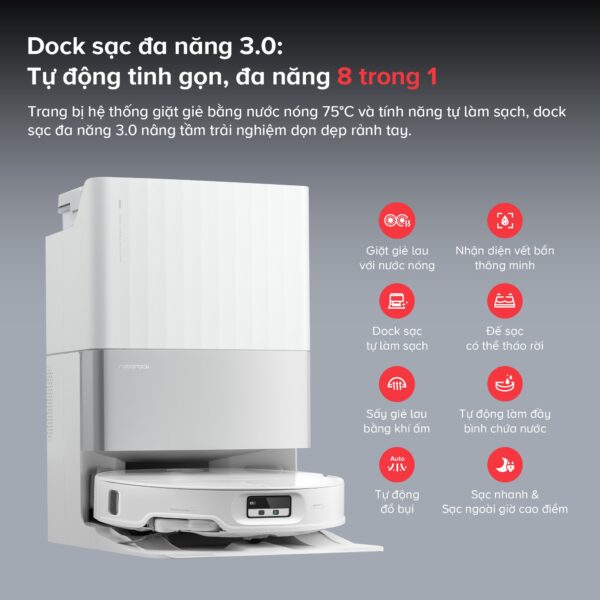 Robot hút bụi lau nhà Roborock QRevo Edge T