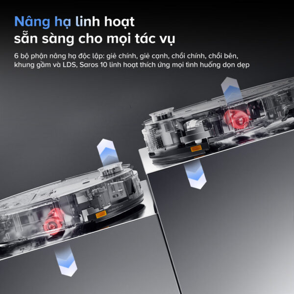 Robot hút bụi Roborock Saros 10 – Hàng chính hãng
