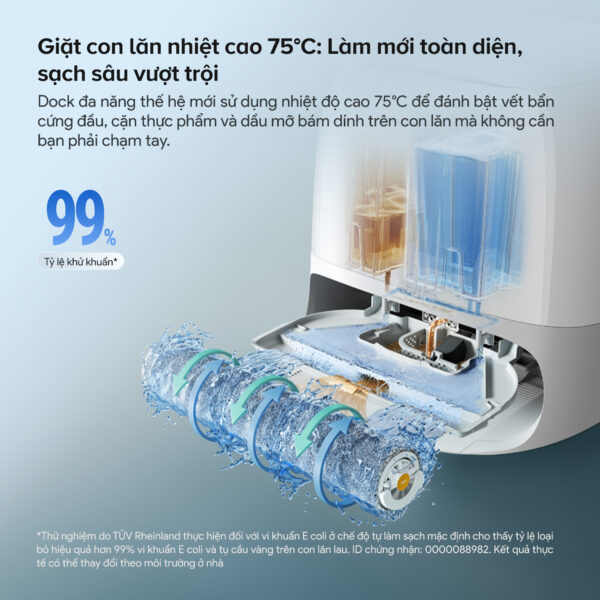 Roborock Qrevo Curv 2 Flow – Robot hút bụi lau nhà