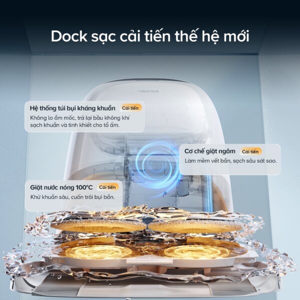 Roborock Qrevo Curv 2 Pro – Robot hút bụi lau nhà Bản Quốc Tế