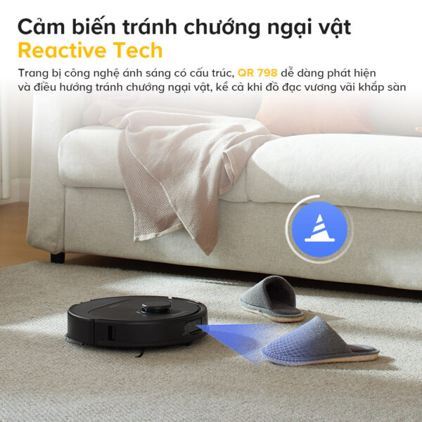 Roborock QR 798 – Robot hút bụi lau nhà Bản Quốc Tế