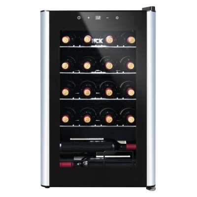 Tủ rượu HCK 70L SC-70-E màu đen mặt kính 24 chai