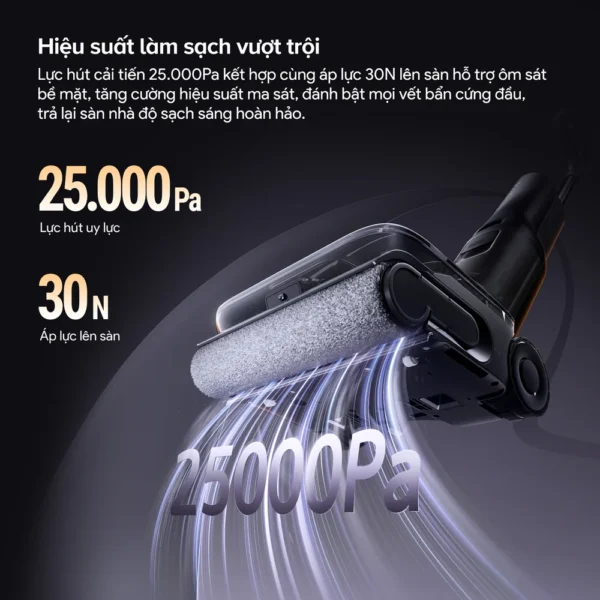 Roborock F25 ACE Pro – Máy hút bụi lau nhà cầm tay Bản Quốc Tế