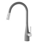 Vòi rửa dây rút Konox Curva Grey