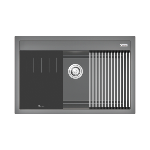 Chậu rửa bát đá Konox Granite Sink Terra 790S Grey