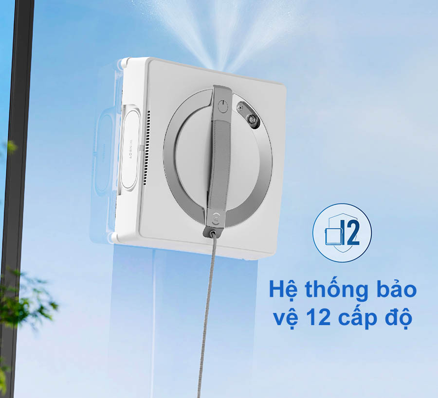 Robot lau kính Ecovacs Winbot W2 Pro Omni – Hàng Chính Hãng