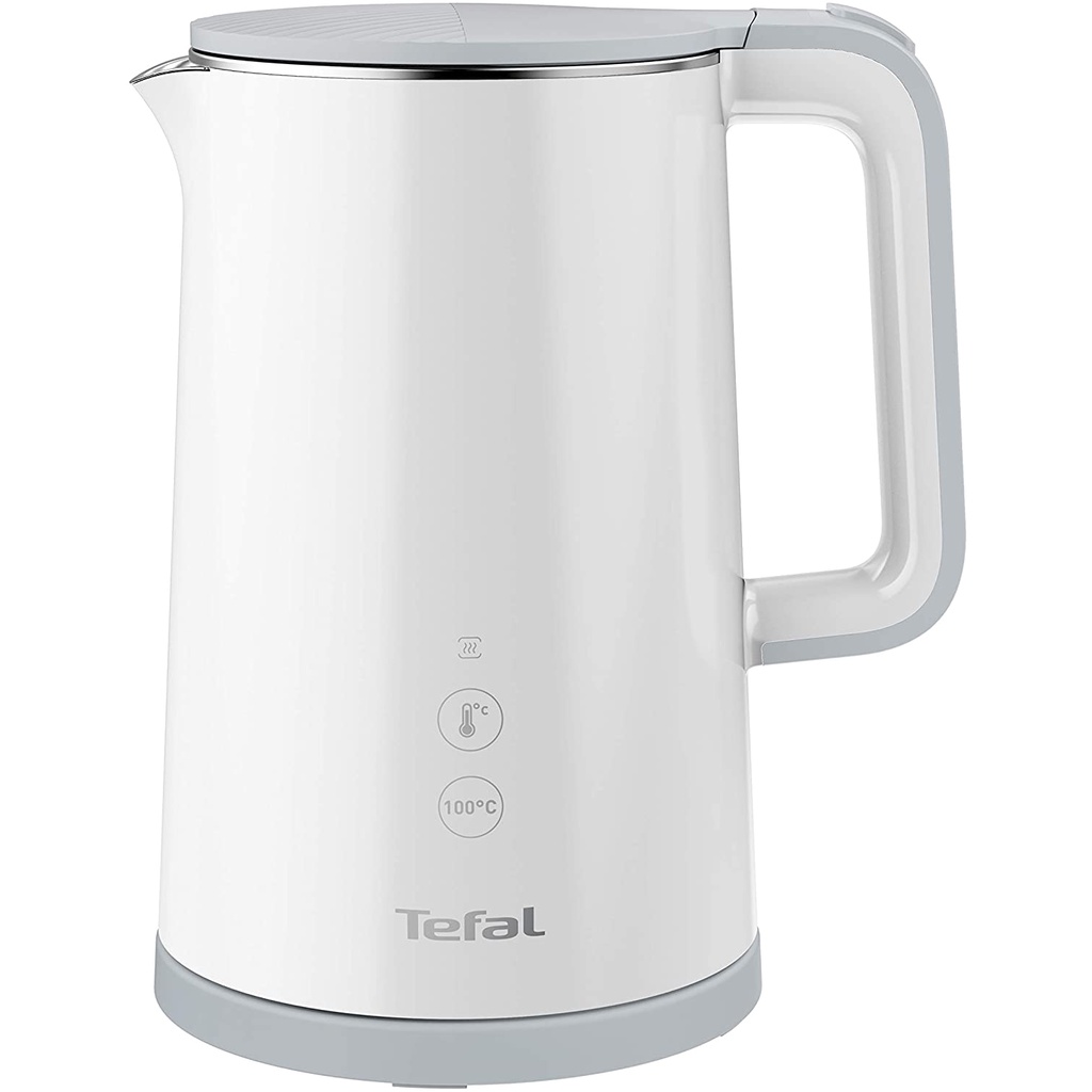 Ấm siêu tốc Tefal KO6931 Wesserkocher sense 1,5L có điều chỉnh nhiệt độ, vỏ ngoài cách nhiệt an toàn