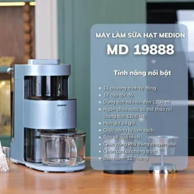 Máy Làm Sữa Hạt Medion MD 19888 (Tự động làm sạch)