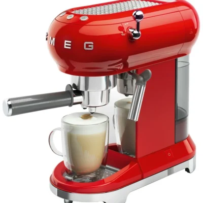 Máy pha cà phê Smeg đỏ (Bảo hành tại cửa hàng 12 tháng; đổi mới trong vòng 7 ngày lỗi do máy)