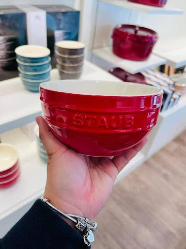 TÔ GỐM STAUB ĐỎ CHERRY 14cm ( Bộ 4 Cái )