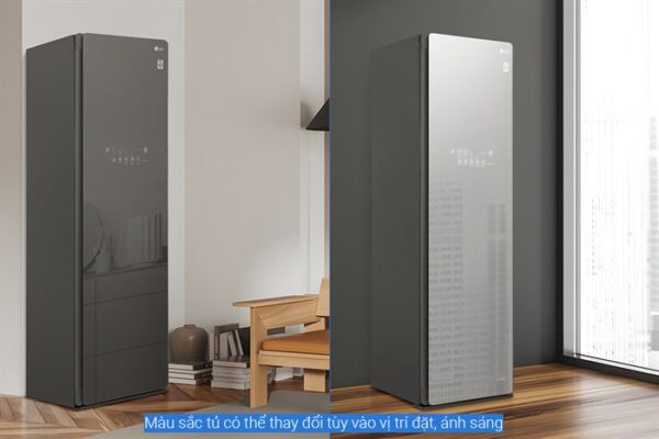 Tủ chăm sóc quần áo thông minh LG Styler Inverter 5 móc tích hợp bàn ủi SC5GMR80H