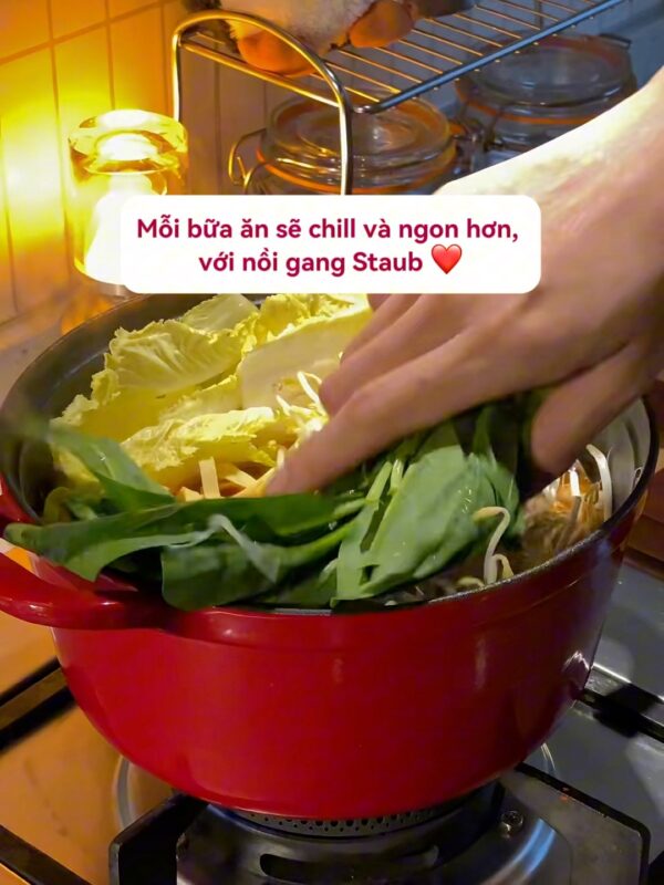 Nấu ăn cùng nồi gang Pháp STAUB