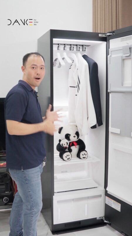 Tủ giặt sấy hấp áo quần LG Styler