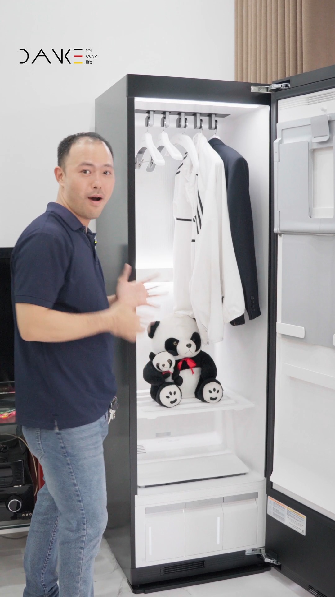 Tủ giặt sấy hấp áo quần LG Styler