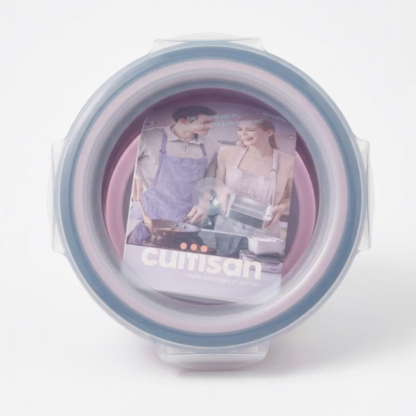 Hộp đựng thực phẩm inox Cuitisan Simple Round (EC7-PR) – Tròn