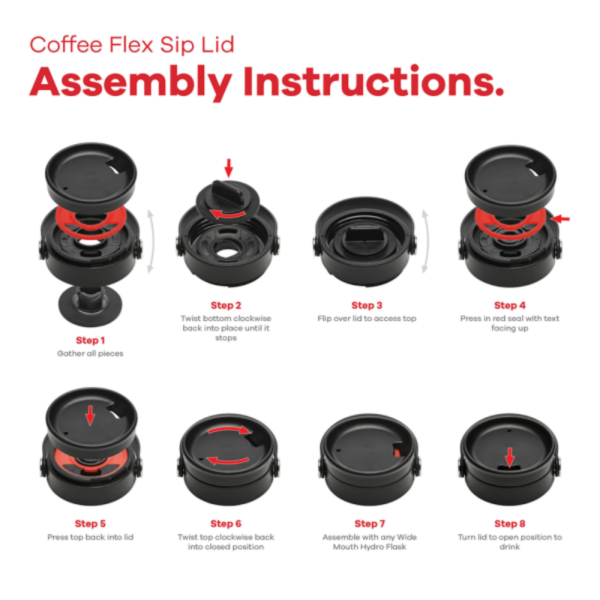 Bình giữ nhiệt Hydro Flask Wide Flex Sip Lid 591 ml (20 oz) – W20BCX