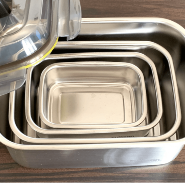 Hộp Inox Cao Cấp Cuitisan Signature nhiều dung tích (Chữ Nhật EC7-GS)