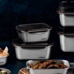 Hộp đựng thực phẩm inox Cuitisan Flora chữ nhật (EC7-FS)