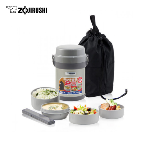 Hộp cơm giữ nhiệt Zojirushi 4 ngăn SL-JAF14-1.27L